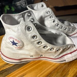 Converse Kids White High-Top Sneakers